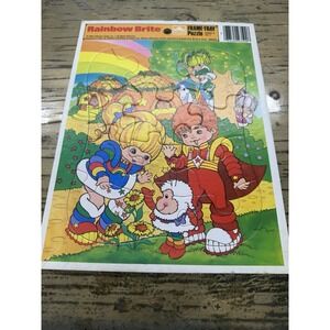 Rainbow Brite's 1983 Frame-Tray Puzzle Vintage Hallmark In Package